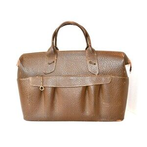 Vintage Doctor Bag Travel Briefcase Overnight 1960s